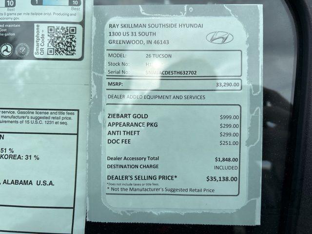 2026 Hyundai Tucson SE