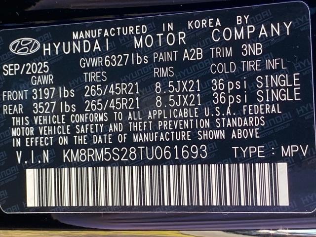 2026 Hyundai Palisade Calligraphy
