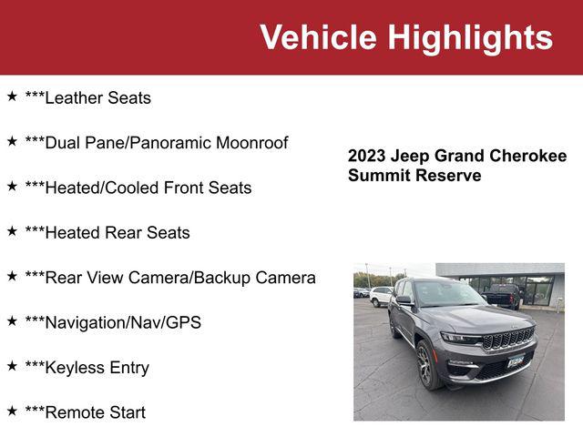 2023 Jeep Grand Cherokee Summit Reserve