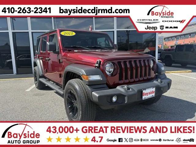 2021 Jeep Wrangler Unlimited Sport S 4x4 2021 Jeep Wrangler Unlimited Sport S 4x4