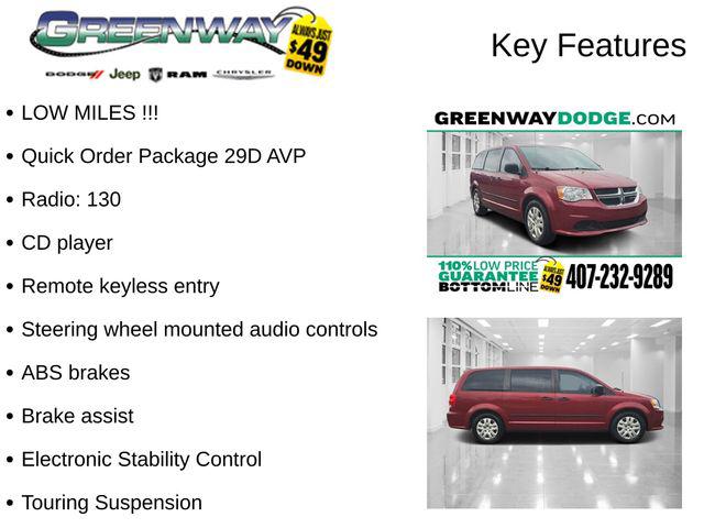 2016 Dodge Grand Caravan American Value Pkg 2016 Dodge Grand Caravan American Value Pkg