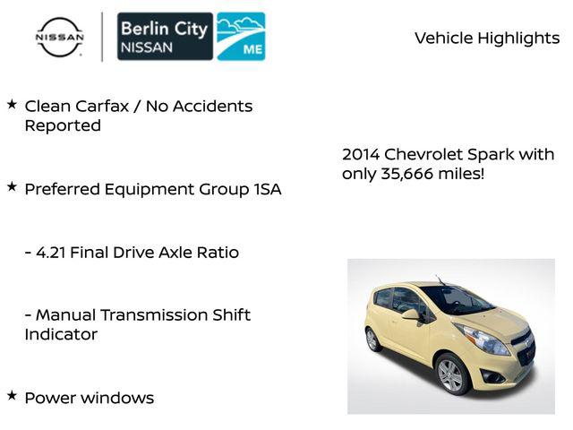2014 Chevrolet Spark LS Manual