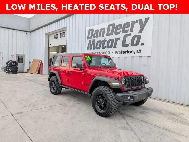 2024 Jeep Wrangler 4-Door Willys 4x4 2024 Jeep Wrangler 4-Door Willys 4x4