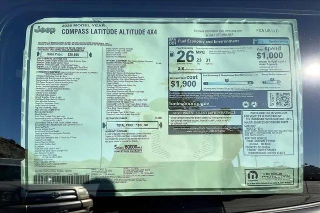2026 Jeep Compass Latitude