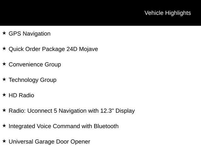 2026 Jeep Gladiator GLADIATOR MOJAVE 4X4