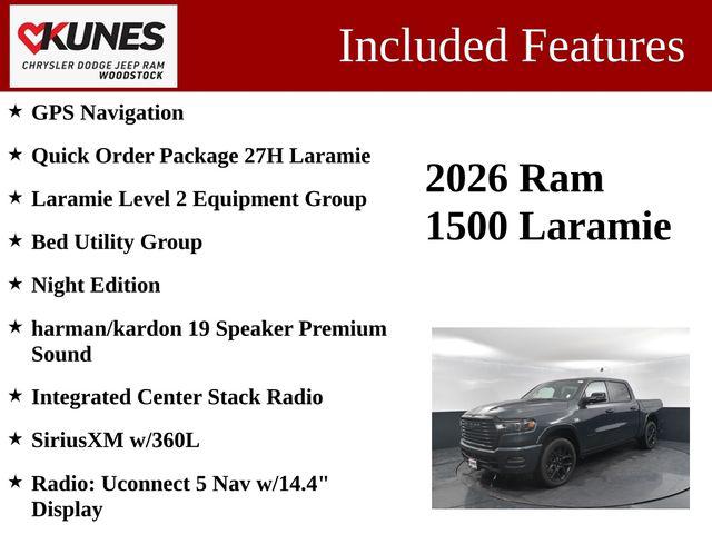 2026 RAM Ram 1500 RAM 1500 LARAMIE CREW CAB 4X4 57 BOX 2026 RAM Ram 1500 RAM 1500 LARAMIE CREW CAB 4X4 57 BOX