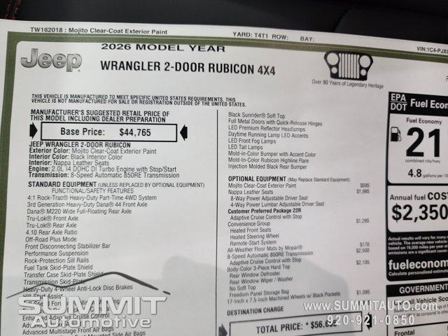 2026 Jeep Wrangler Rubicon