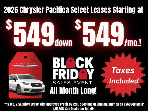 2026 Chrysler Pacifica PACIFICA SELECT AWD