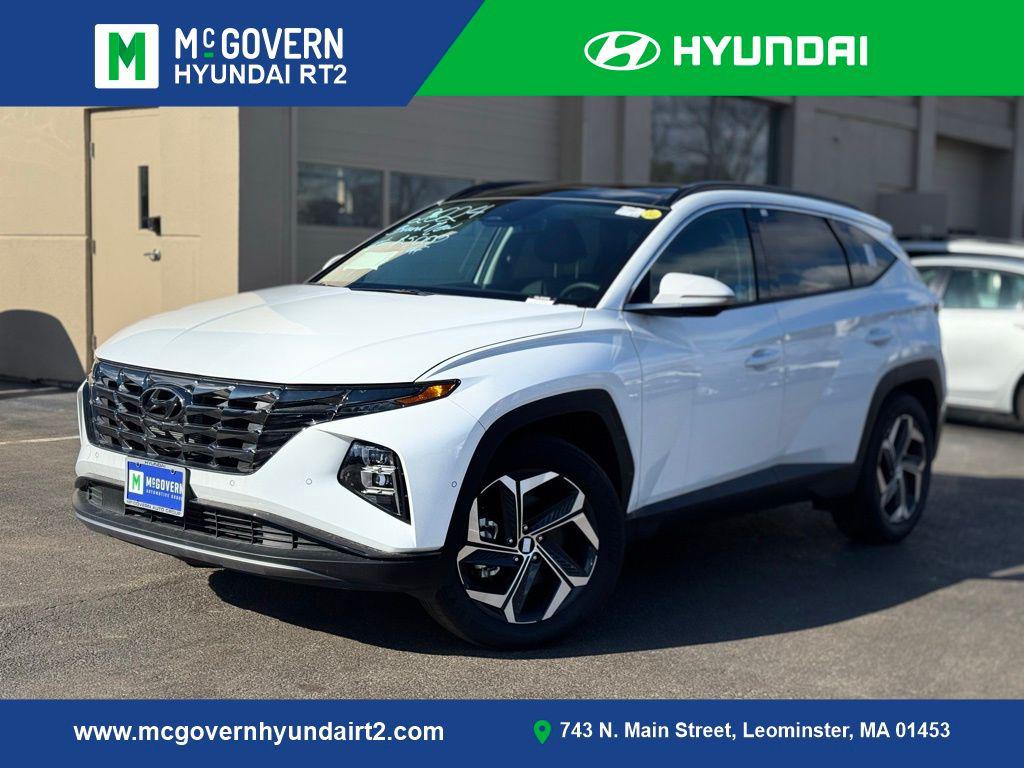 White Pearl 2024 Hyundai Tucson Hybrid Plug-In Limited AWD SUV / Crossover All-Wheel Drive 6-Speed Automatic