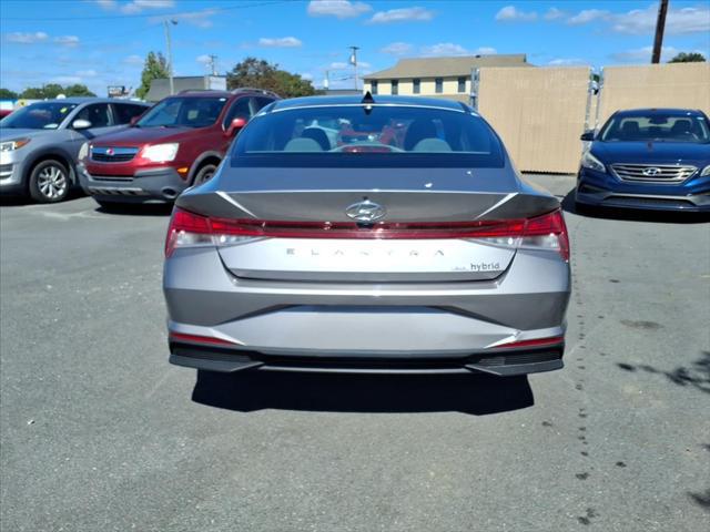 2023 Hyundai Elantra Hybrid Blue