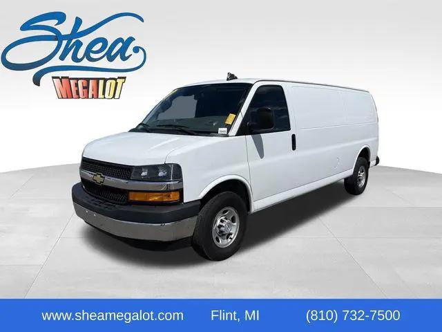 2021 Chevrolet Express Cargo Van RWD 3500 Extended Wheelbase WT for sale in Flint, MI