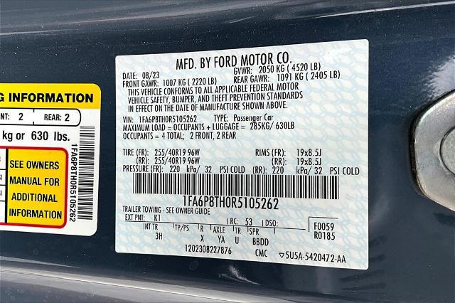 2024 Ford Mustang EcoBoost Premium Fastback