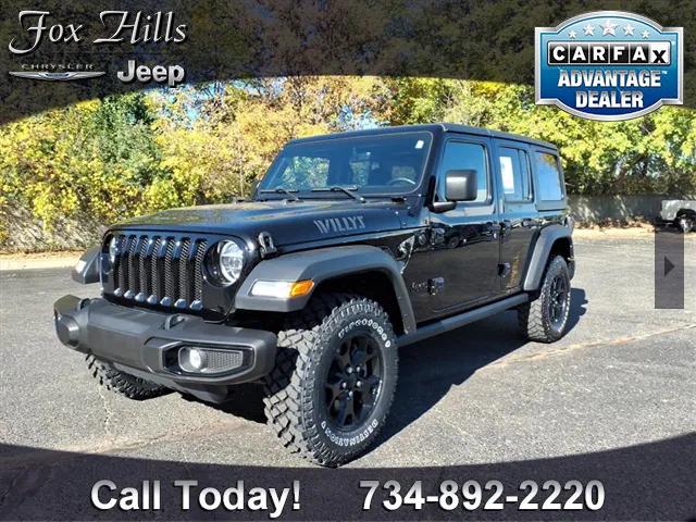 2021 Jeep Wrangler Unlimited Willys 4x4 2021 Jeep Wrangler Unlimited Willys 4x4