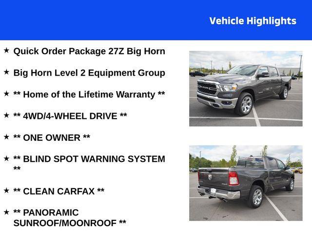 2022 RAM 1500 Big Horn Crew Cab 4x4 57 Box