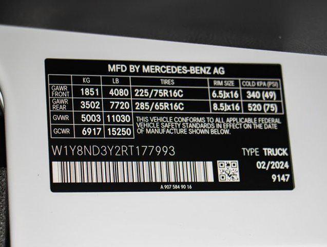 2024 Mercedes-Benz Sprinter 3500XD High Roof 4-Cyl Diesel HO