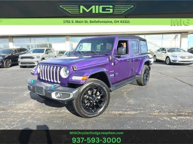 2023 Jeep Wrangler 4xe Sahara 4x4 for sale in Bellefontaine, OH