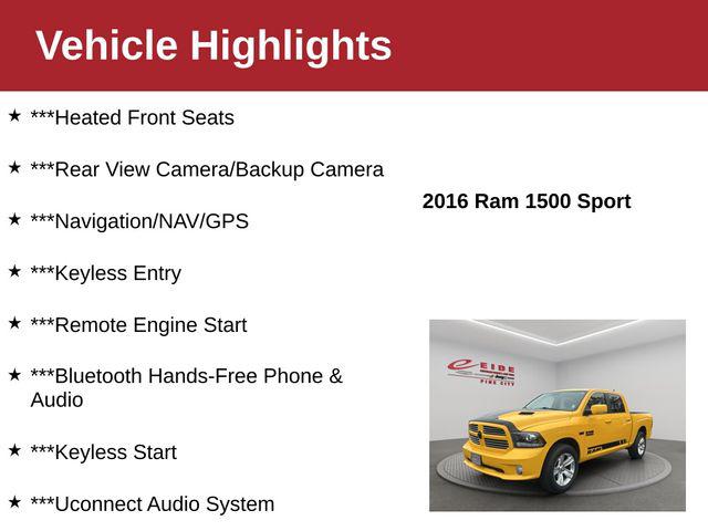 2016 RAM 1500 Sport 2016 RAM 1500 Sport
