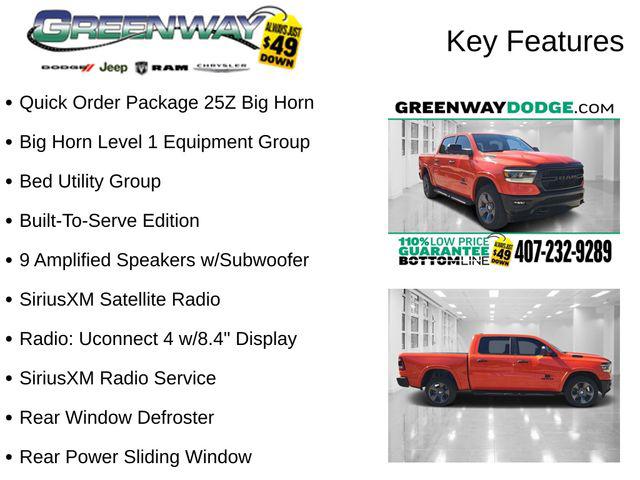 2021 RAM 1500 Big Horn Crew Cab 4x4 57 Box