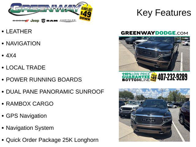 2021 RAM 1500 Limited Longhorn Crew Cab 4x4 57 Box