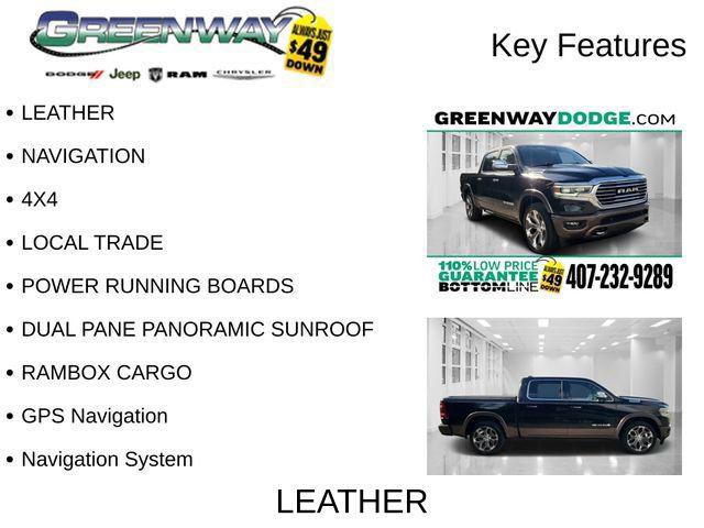 2021 RAM 1500 Limited Longhorn Crew Cab 4x4 57 Box