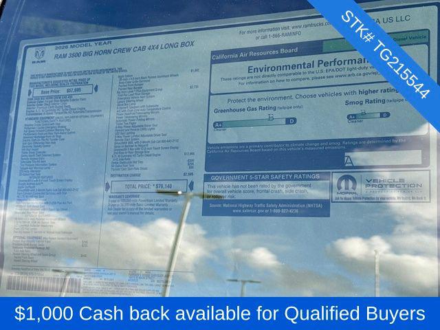2026 RAM Ram 3500 RAM 3500 BIG HORN CREW CAB 4X4 8 BOX