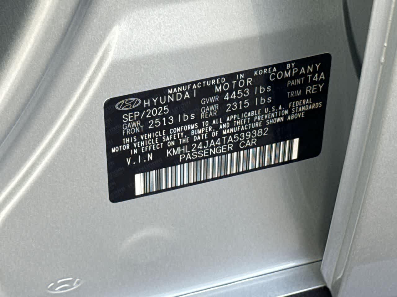 New 2026 Aero Silver Hyundai SE image 58