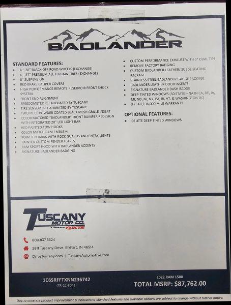 2022 Ram 1500 Big Horn Crew Cab 4x4 5'7" Box