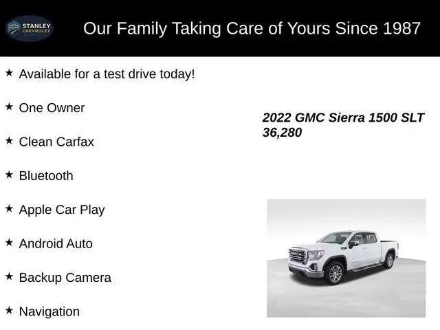 2022 GMC Sierra 1500 Limited 4WD Crew Cab Short Box SLT