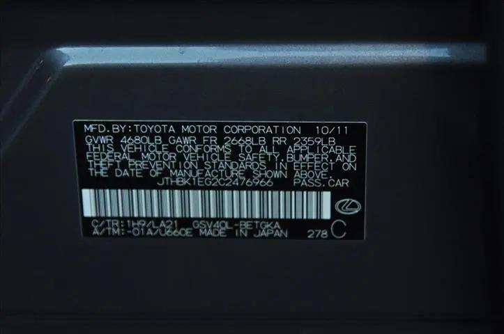 2012 Lexus ES 350 ES 350