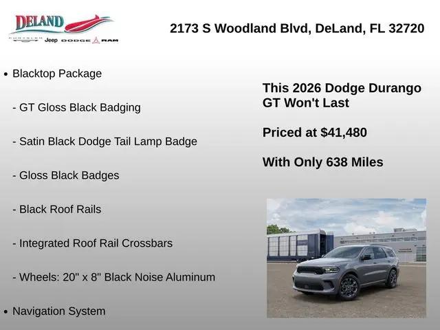 2026 Dodge Durango GT AWD