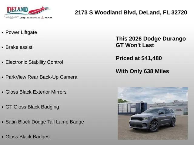 2026 Dodge Durango GT AWD