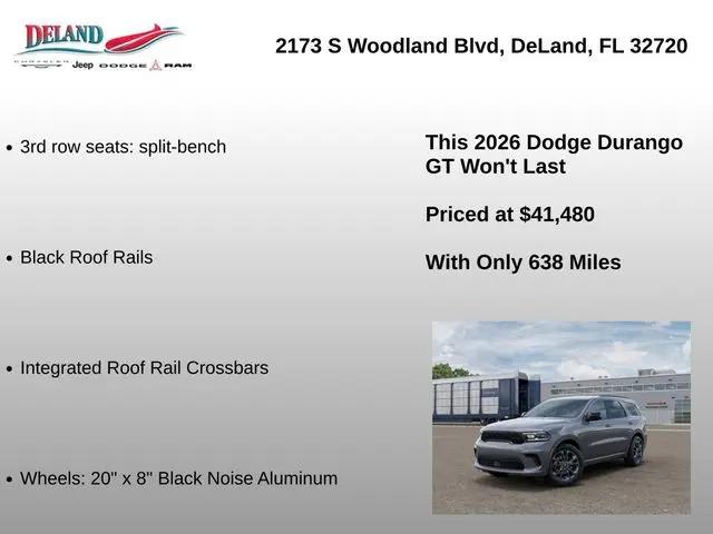 2026 Dodge Durango GT AWD