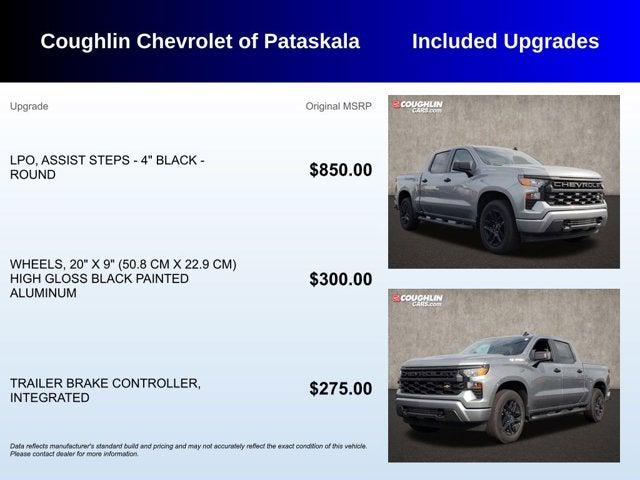 2025 Chevrolet Silverado 1500 4WD Crew Cab Short Bed Custom 2025 Chevrolet Silverado 1500 4WD Crew Cab Short Bed Custom