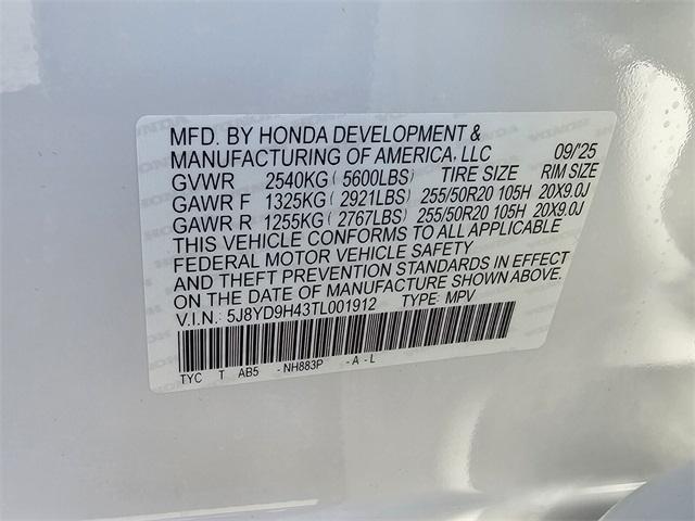 2026 Acura MDX Technology Package