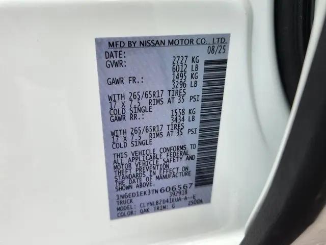 2026 Nissan Frontier Crew Cab SV 4x4
