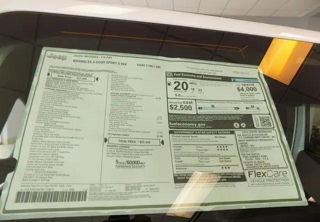2026 Jeep Wrangler Sport S