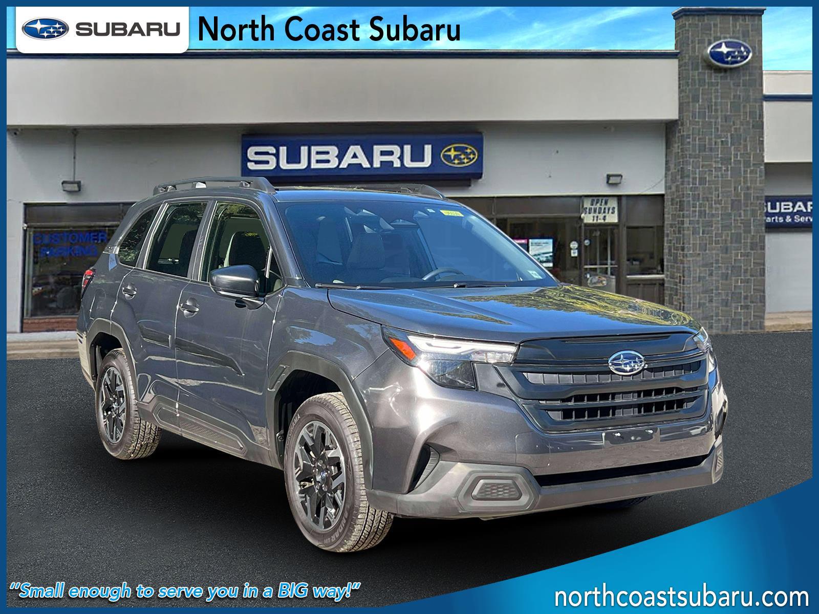 Magnetite Gray Metallic 2025 Subaru Forester Crossover AWD SUV / Crossover All-Wheel Drive Continuously Variable Transmission