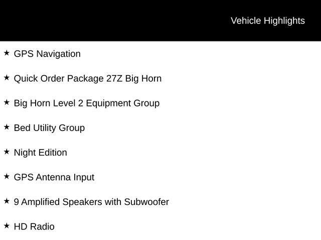 2026 RAM Ram 1500 RAM 1500 BIG HORN CREW CAB 4X4 57 BOX