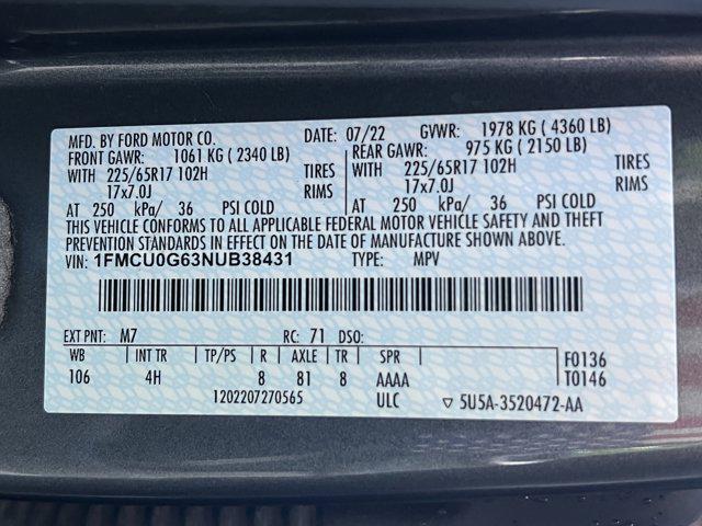 2022 Ford Escape SE