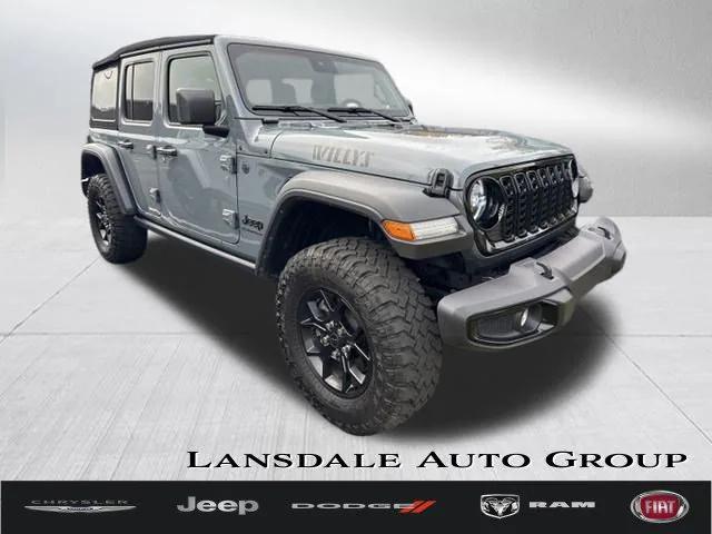 2024 Jeep Wrangler 4-Door Willys 4x4 2024 Jeep Wrangler 4-Door Willys 4x4