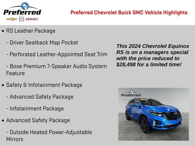 2024 Chevrolet Equinox AWD RS 2024 Chevrolet Equinox AWD RS