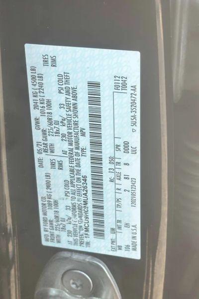 2021 Ford Escape SEL