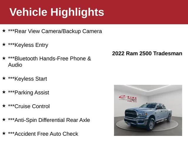 2022 RAM 2500 Tradesman Crew Cab 4x4 64 Box 2022 RAM 2500 Tradesman Crew Cab 4x4 64 Box