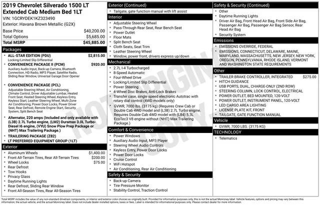 2019 Chevrolet Silverado 1500 LT 2019 Chevrolet Silverado 1500 LT