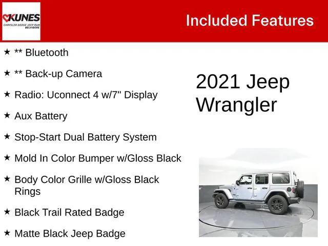 2021 Jeep Wrangler Unlimited Sahara Altitude 4x4 2021 Jeep Wrangler Unlimited Sahara Altitude 4x4