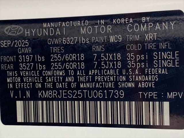 2026 Hyundai Palisade XRT Pro