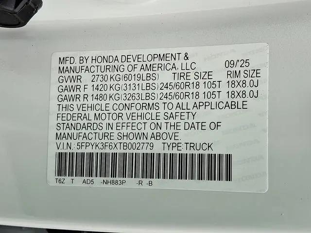 2026 Honda Ridgeline TrailSport