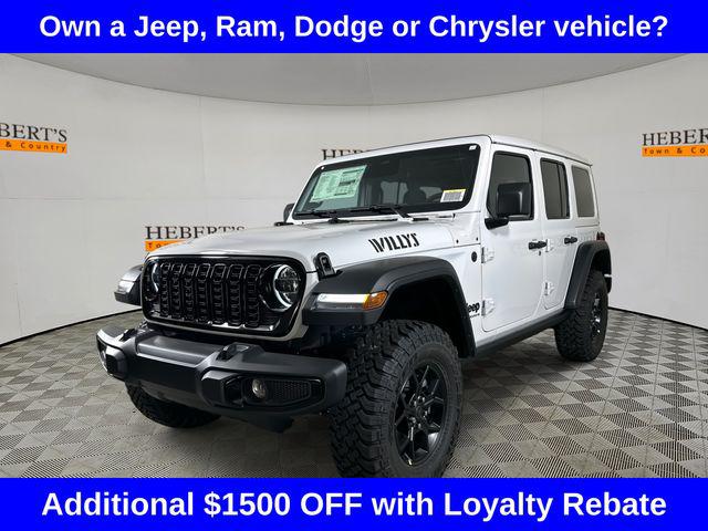 2026 Jeep Wrangler WRANGLER 4-DOOR WILLYS 2026 Jeep Wrangler WRANGLER 4-DOOR WILLYS