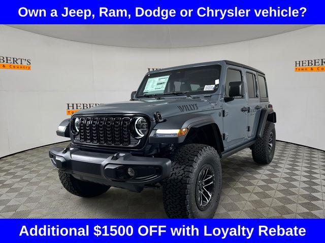2026 Jeep Wrangler WRANGLER 4-DOOR WILLYS 2026 Jeep Wrangler WRANGLER 4-DOOR WILLYS