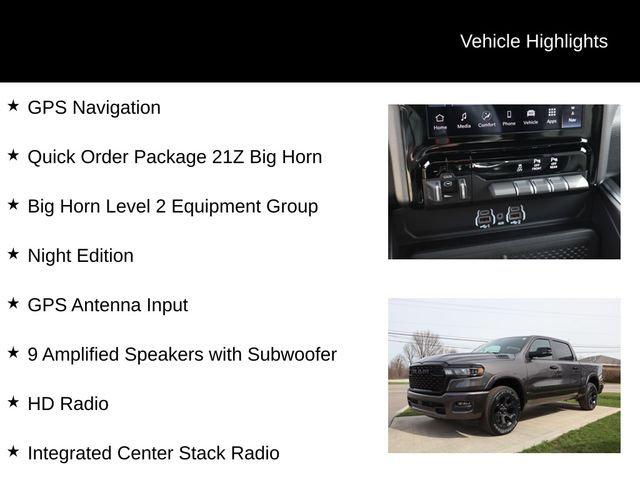 2026 RAM Ram 1500 RAM 1500 BIG HORN CREW CAB 4X4 57 BOX